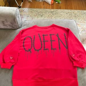 Wren and Glory (Wren + Glory) Queen hand painted sweatshirt